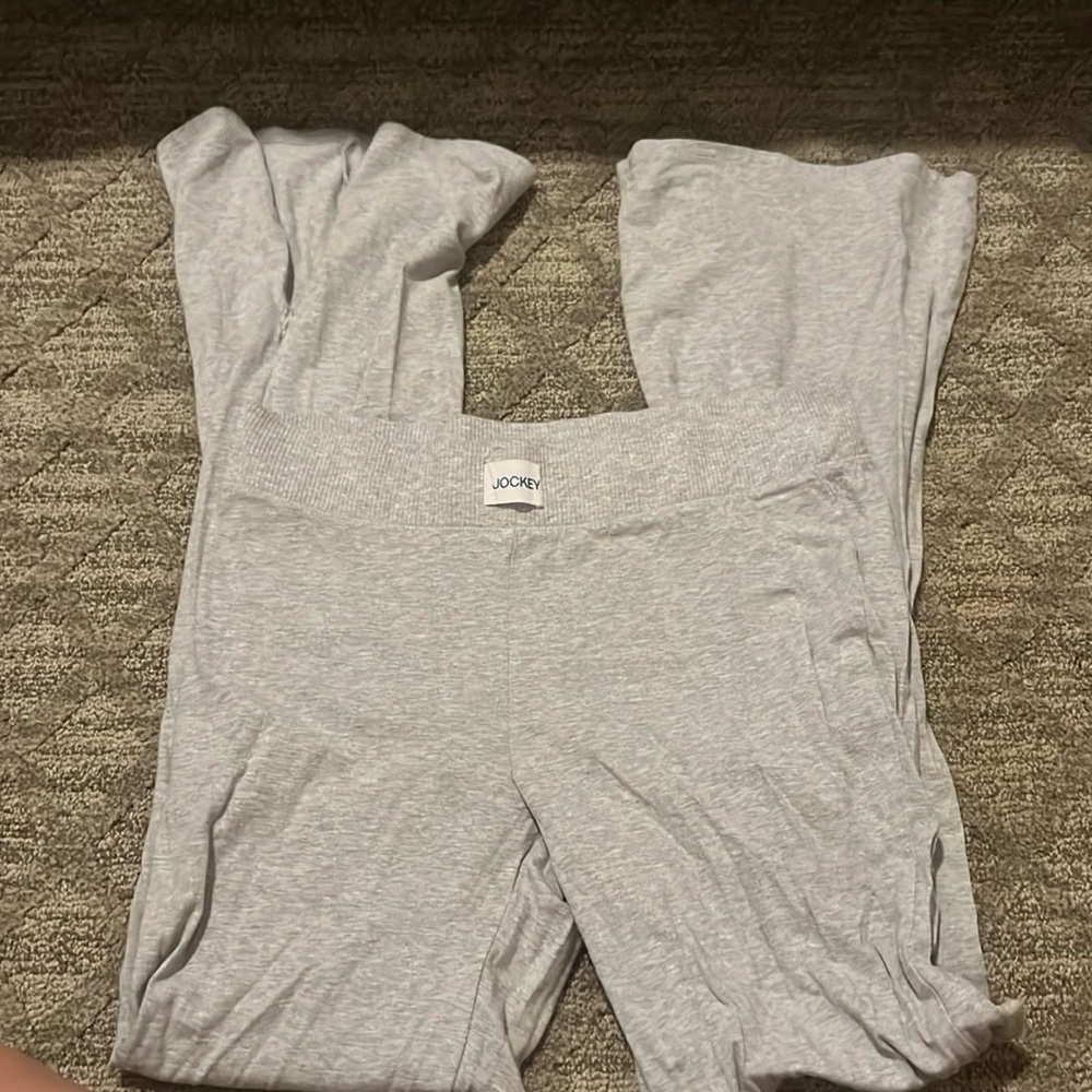 size us small cotton Jockey heather gray women’s yoga pants